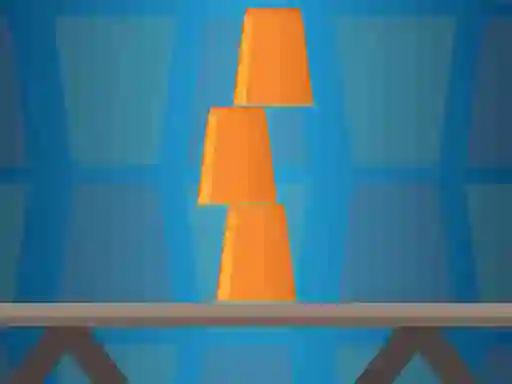 Igra Cups Tower Builder spletu