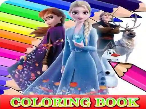 Igra Coloring Book for Frozen Elsa spletu