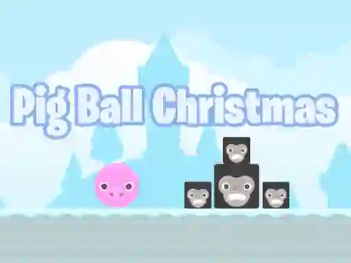 Igra Pig Ball Christmas spletu