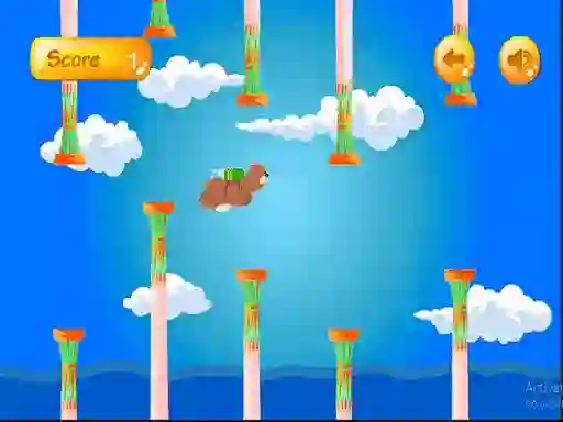 Igra Bear Flight spletu