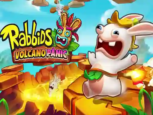 Igra Rabbids Volcano Panic spletu