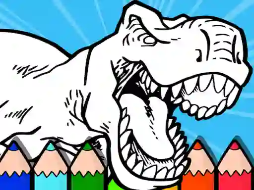 Igra Coloring Dinos For Kids spletu