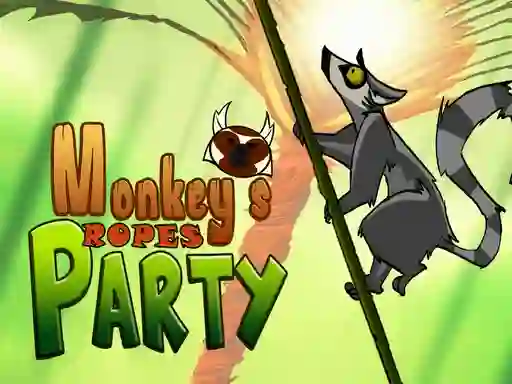 Igra Monkey's ropes party spletu