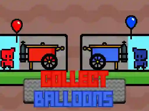Igra Collect Balloons spletu