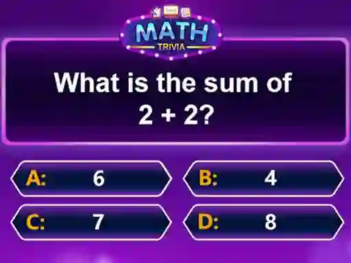 Igra Math Trivia spletu