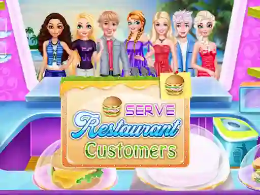 Igra Serve Restaurant Customers spletu