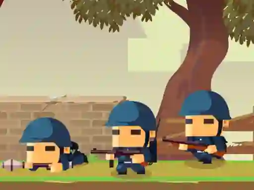 Igra Army Block Squad spletu