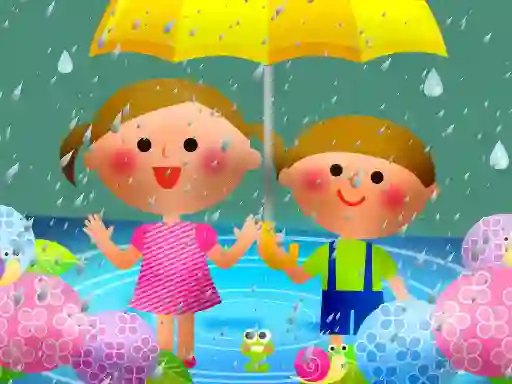 Igra Kids Rainy Day Puzzle spletu