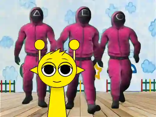 Igra Sprunki in Squid Game Chamber spletu