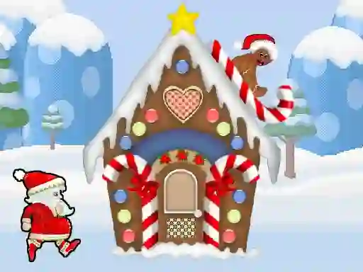 Igra Santa Christmas Run spletu
