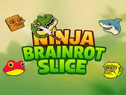 Igra Ninja brainrot Slice spletu