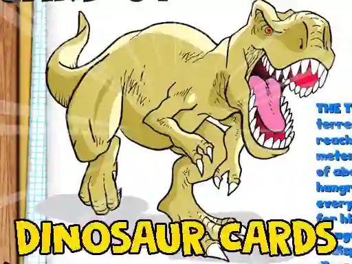 Igra Dinosaur Cards spletu
