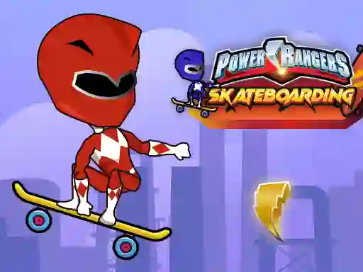 Igra Power Rangers Skateboading spletu