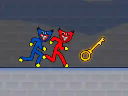 Igra Stickman Huggy Party Duo spletu