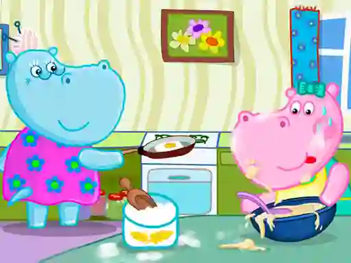 Igra Hippo Cooking School spletu