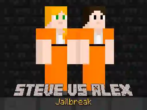 Igra Steve vs Alex Jailbreak spletu