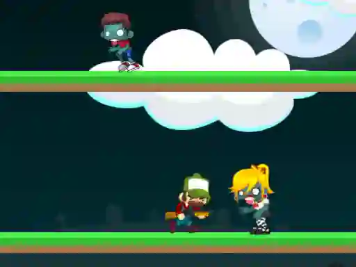 Igra Zombies Jump spletu