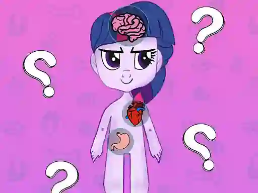 Igra My Little Pony Learning The Body spletu
