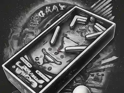 Igra Pinball Black N White spletu