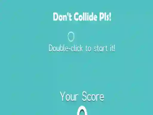 Igra Don't Collide Pls! spletu