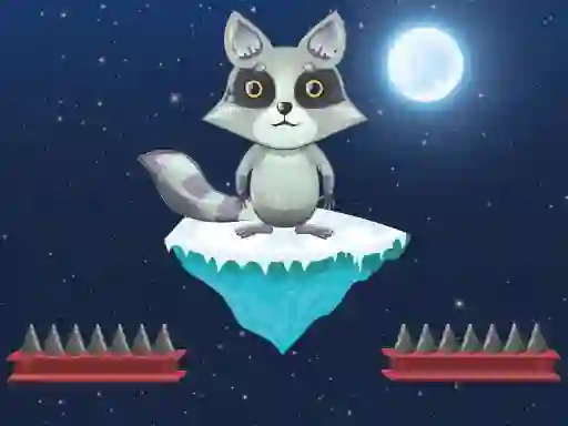 Igra Jumping Raccoon spletu