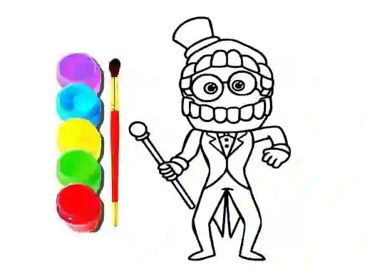 Igra Digital Circus Click and Paint spletu