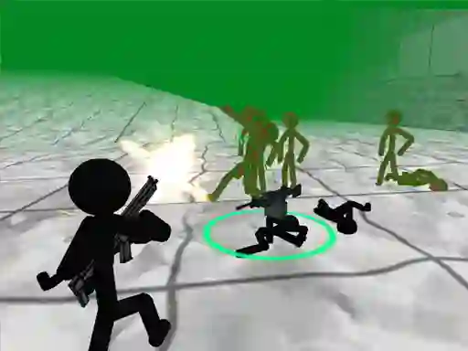 Igra Stickman Killing Zombie 3D spletu