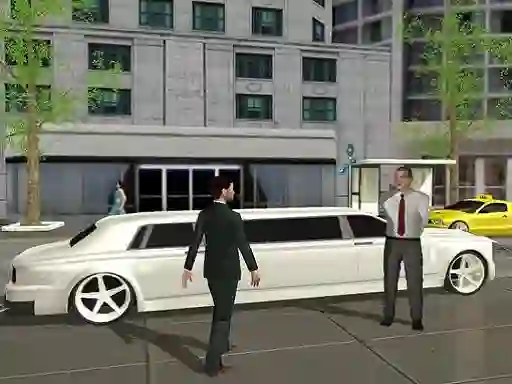 Igra Limo Taxi Driving Simulator: Limousine Car Games spletu