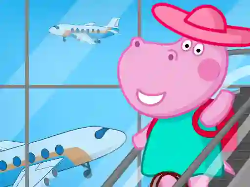 Igra Hippo Family Airport Adventure spletu