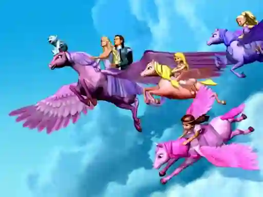 Igra Barbie Magic Pegasus Puzzle spletu