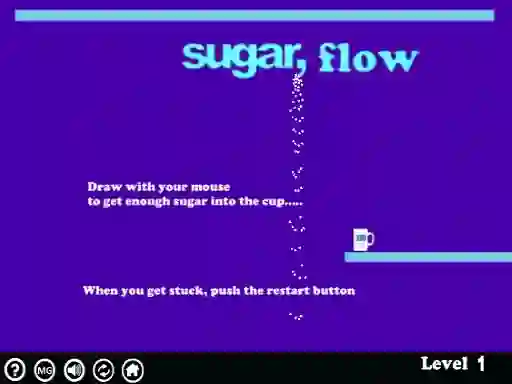 Igra Sugar flow spletu