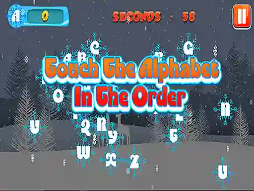 Igra Touch the Alphabet in the Order spletu