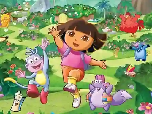 Igra Dora memory cards spletu
