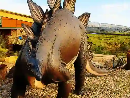 Igra Stegosaurus Dinosaur Jigsaw spletu