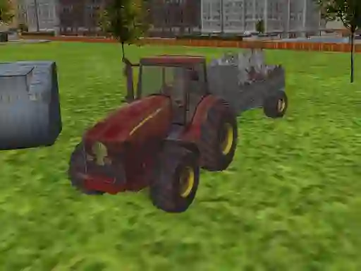 Igra 3D city tractor garbage sim spletu