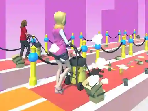 Igra Cleaner Race spletu