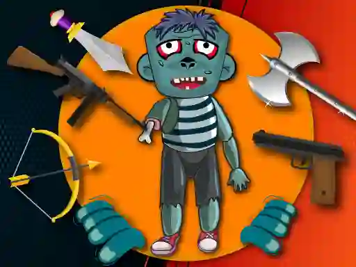 Igra Kick The Zombie spletu