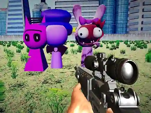 Igra Sprunki Sniper Squid Game spletu