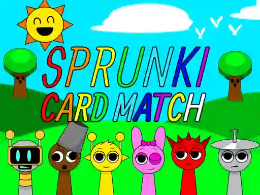 Igra Sprunki Card Match spletu