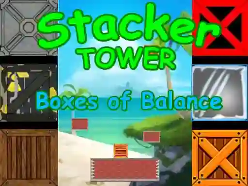 Igra Stacker Tower Boxes of Balance spletu