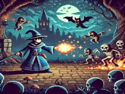 Igra Pixel Wizard spletu