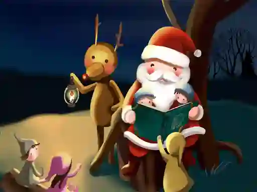 Igra Merry Christmas Puzzles spletu