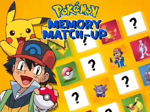 Igra Pokemon Memory Match-Up spletu