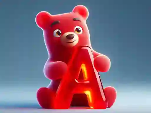 Igra Gummy Letter Pop spletu