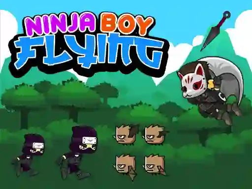 Igra Ninja Boy Flying spletu