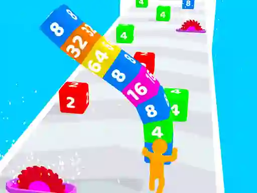 Igra Cube Stack 2048 spletu