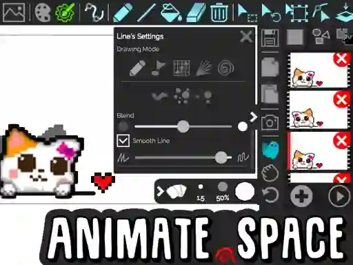 Igra Animate Space spletu