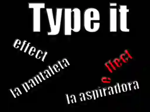 Igra Type it spletu