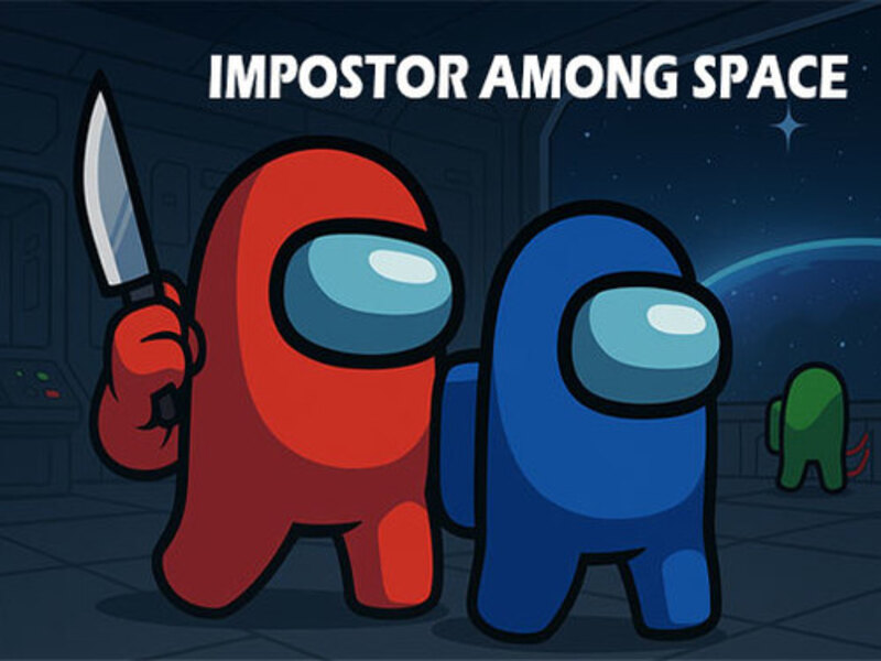 Igra Impostor in axong as v vesolju spletu