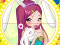 Igra Winx Bunny Style: okrogla sestavljanka  spletu